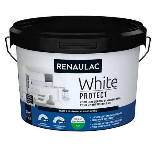 Renaulac Latex White Protect Mat Wit 2,5l