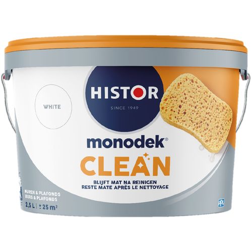 Histor Monodek Clean Ral 9010 2,5l