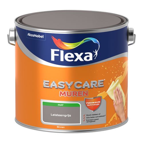 Flexa Muurverf Easycare Muren Mat Leisteengrijs 2,5l