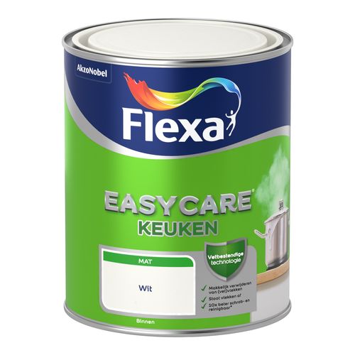 Flexa Muurverf Easycare Keuken Mat Wit 1l