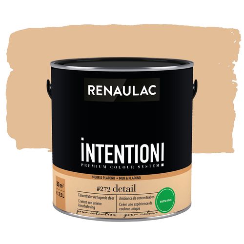 Renaulac Muur- En Plafondverf Intention Detail Extra Mat 2,5l