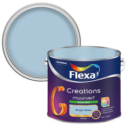 Flexa Creations Muurverf Extra Mat Bright Skies 2,5l