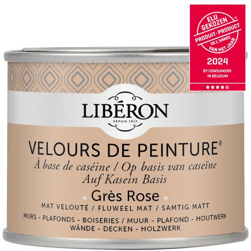 Libéron Muurverf Velours De Peinture Grès Rose Fluweel Mat 125ml