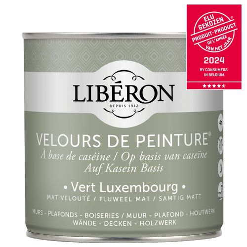 Libéron Muurverf Velours De Peinture Vert Luxembourg Fluweel Mat 500ml