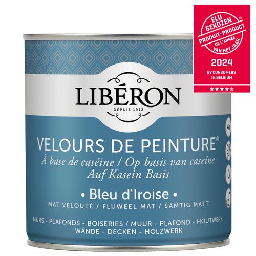 Liberon Velours De Peinture Muurverf Op Basis Van Caseïne 0,5l Fluweel Mat Terre Cuite D'anjou
