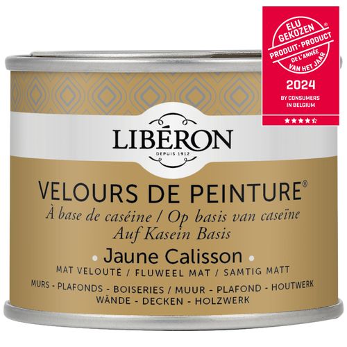 Libéron Muurverf Velours De Peinture Jaune Calisson Fluweel Mat 125ml