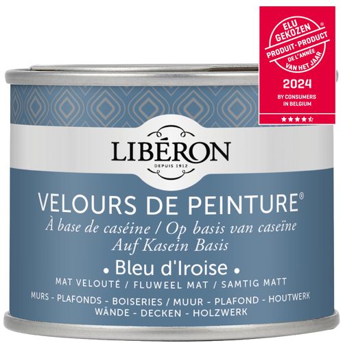 Libéron Muurverf Velours De Peinture Bleu D'iroise Fluweel Mat 125ml