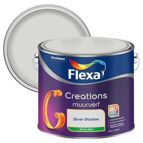 Flexa Creation Muurverf Silver Shadow Extra Mat 2,5l