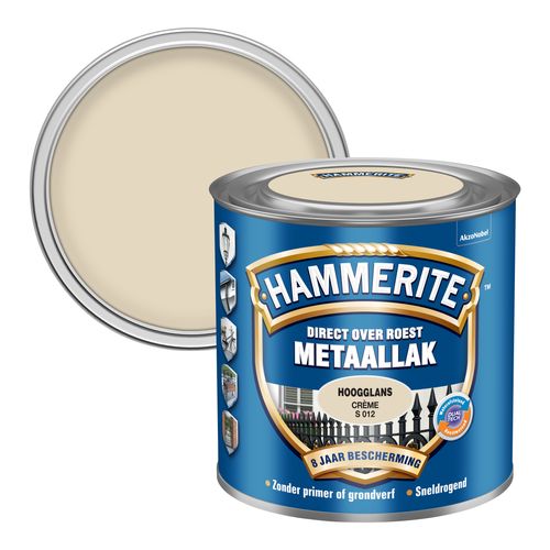 Hammerite Metaallak Crème S012 Hoogglans 250ml