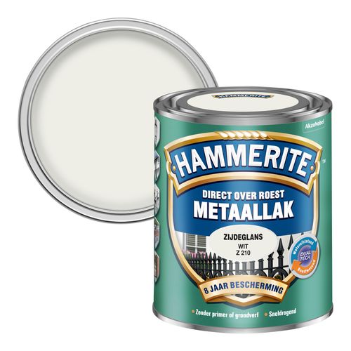Hammerite Metaallak Blanc Z210 Zijdeglans 750ml