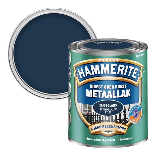 Hammerite Metaallak Standblauw Z228 Zijdeglans 750ml