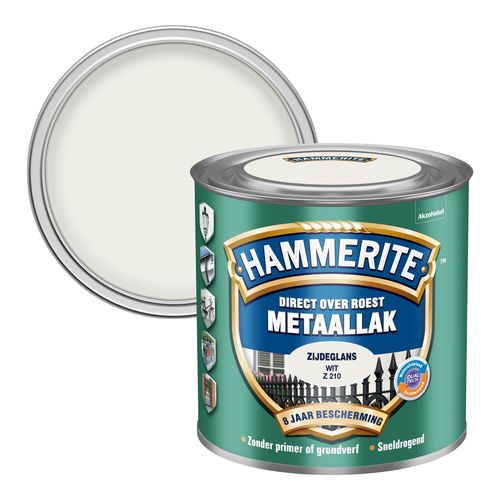Hammerite Metaallak Blanc Z210 Zijdeglans 250ml