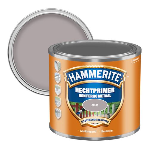 Hammerite Grondverf Metalen Hechtprimer Grijs 500ml