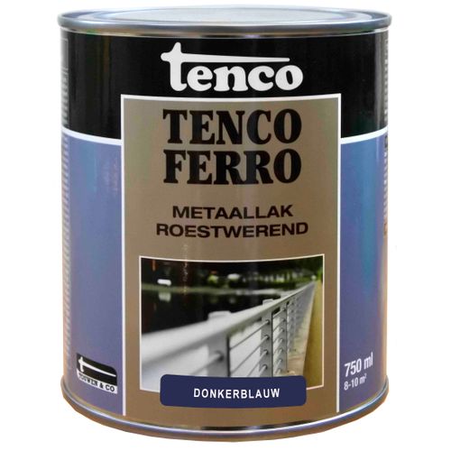 Tenco Ferro Metaallak Donkerblauw 750ml