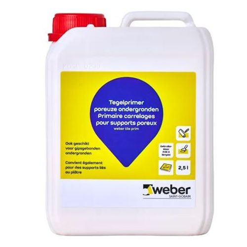 Weber Tegelprimer Poreuze Ondergronden 2,5l