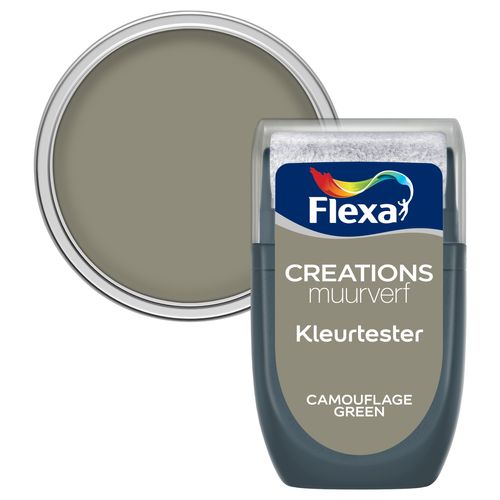 Flexa Muurverf Tester Creations Camouflage Green 30ml