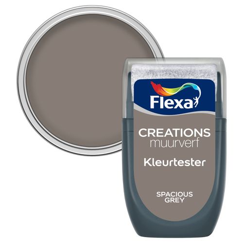 Flexa Muurverf Tester Creations Spacious Grey 30ml