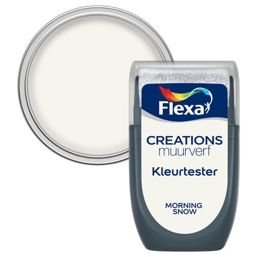 Flexa Muurverf Tester Creations Wit Morning Snow 30ml