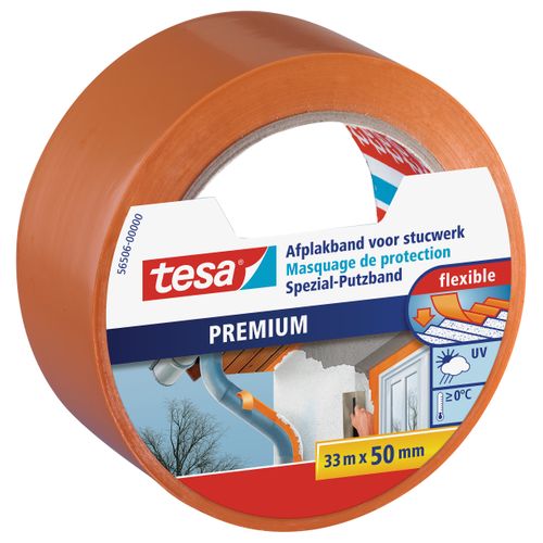 Tesa® Premium afplakband for stucwerk 33mx50mm