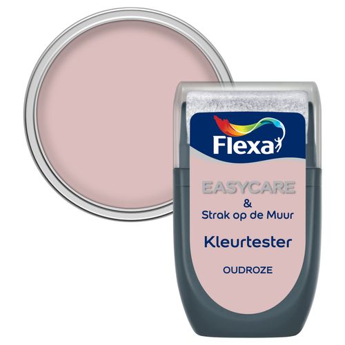 Flexa Muurverf Tester Strak Op De Muur Oudroze 30ml