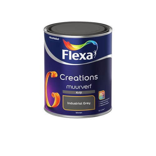 Flexa Muurverf Creations Krijt Industral Grey 1l