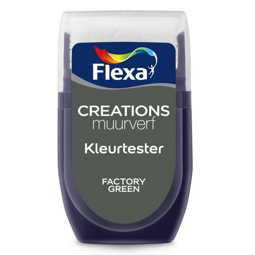 Flexa Muurverf Tester Creations Factory Green 30ml